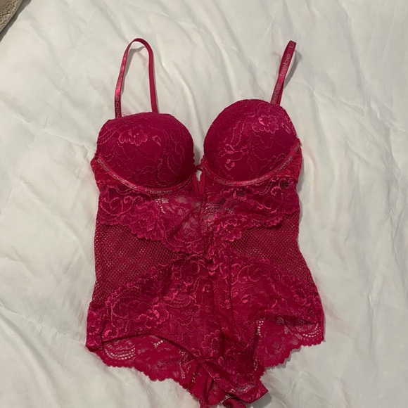 bebe Other - bebe Hot Pink Lace Chemise